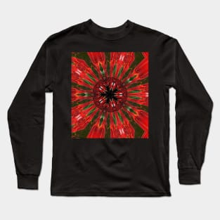 Christmas Kaleidoscope Festive Design Long Sleeve T-Shirt